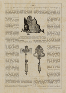 300019 Afbeelding van de, door de Koninklijke Utrechtse Fabriek van Zilverwerken C.J. Begeer, vervaardigde zilveren ...